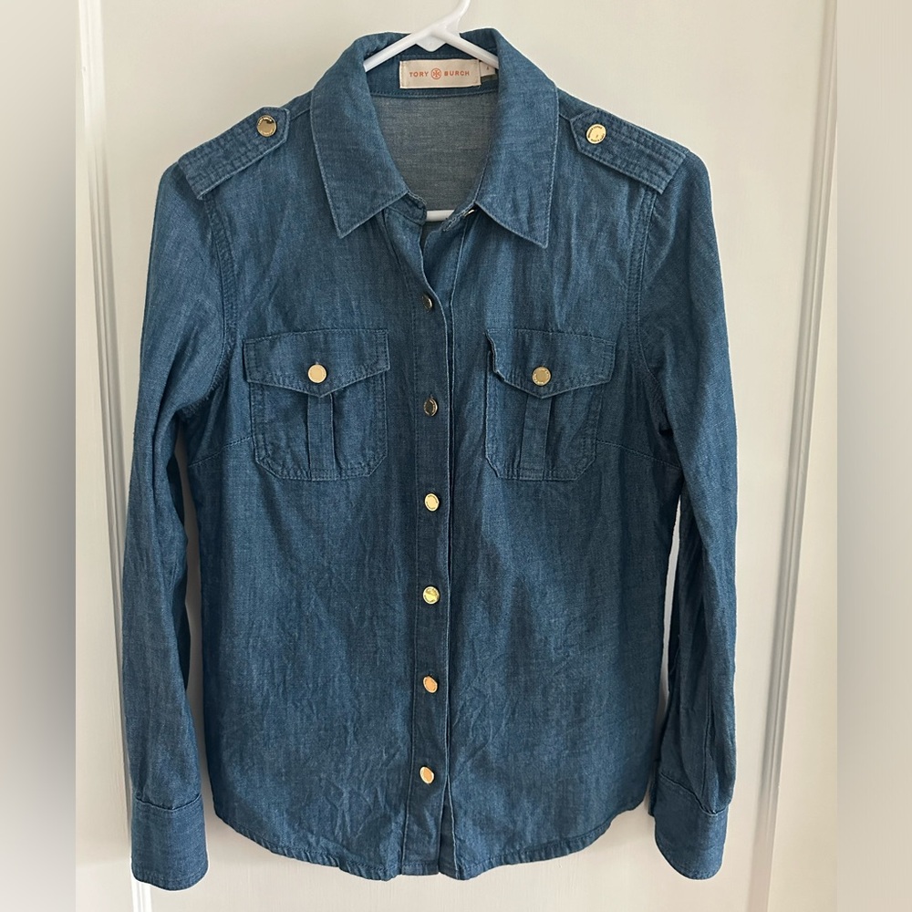 Tory Burch denim shirt